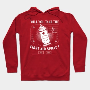 First Aid Spray Emblem Hoodie